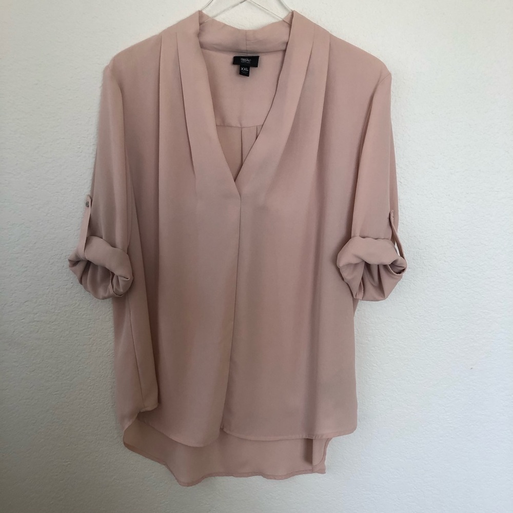 Flowy Blush Pink Top XXL